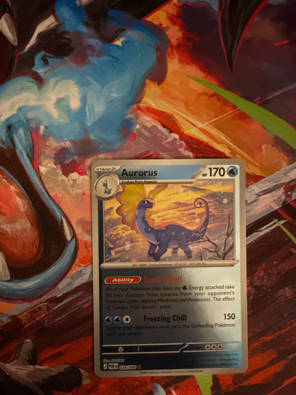 Pokémon Cartes à collectionner: Aurorus Reverse Holo 024/088 Perfect Order English – D'occasion à Thun par venneck