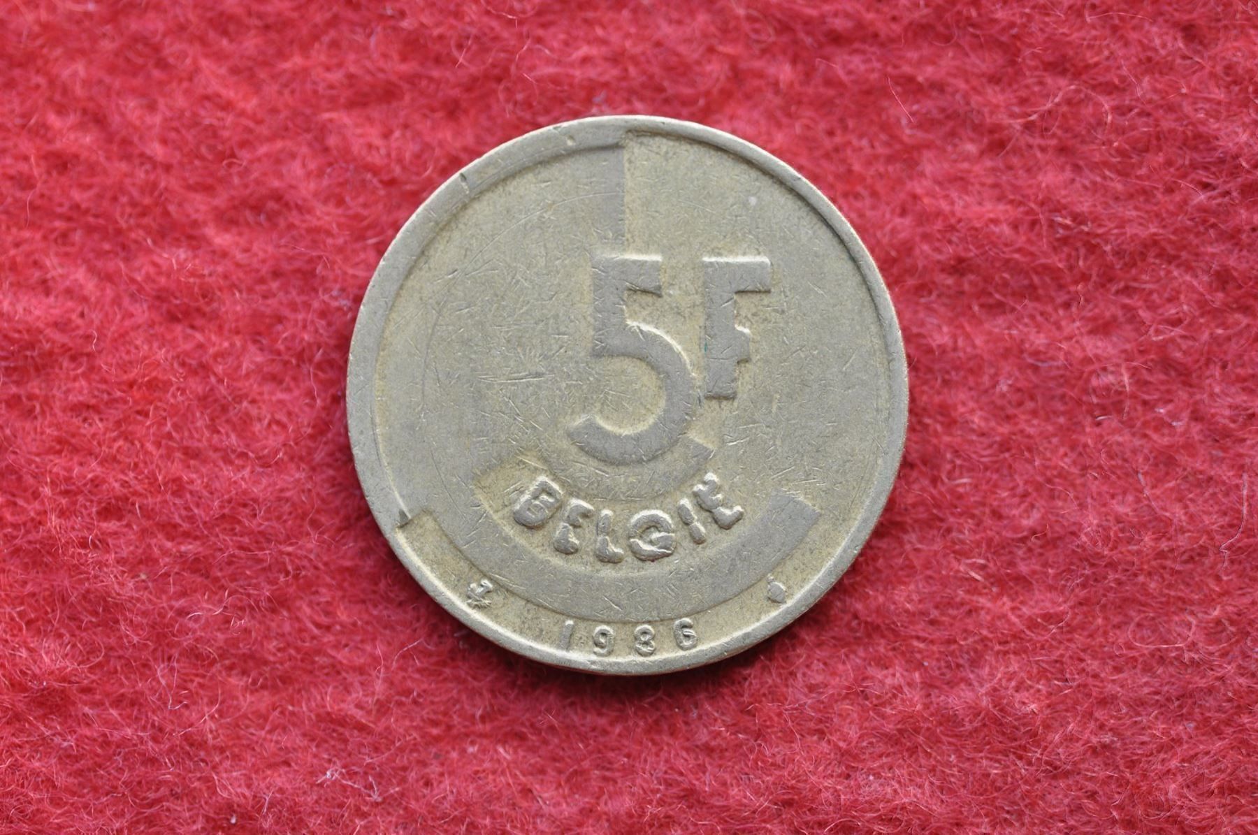 Tutti le monete: währung  belgie 1986 – Usato da Laupen BE venduto da Gufi57