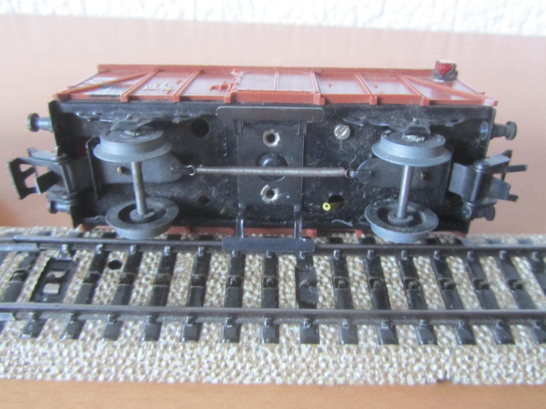 Lot De 4 Wagons De Marchandises Märklin H0 - Échelle 1:87 - Courant Alternatif - Occasion