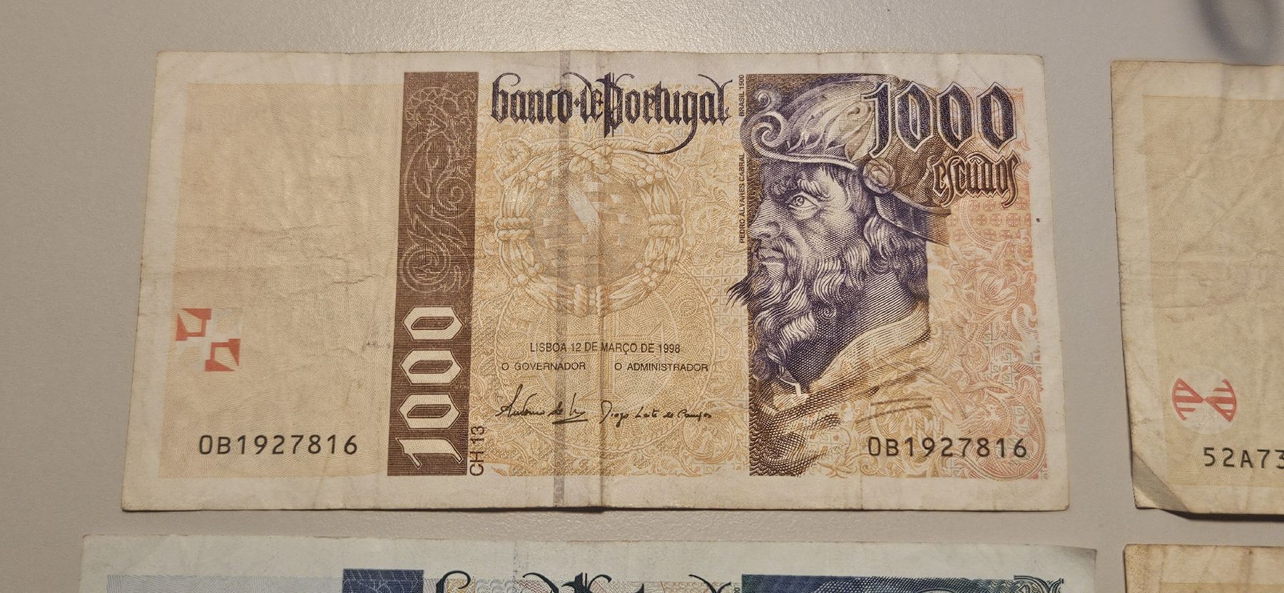 Banknoten: 4000 Escudos 1997 – Gebraucht aus Belp von Ginus85 2