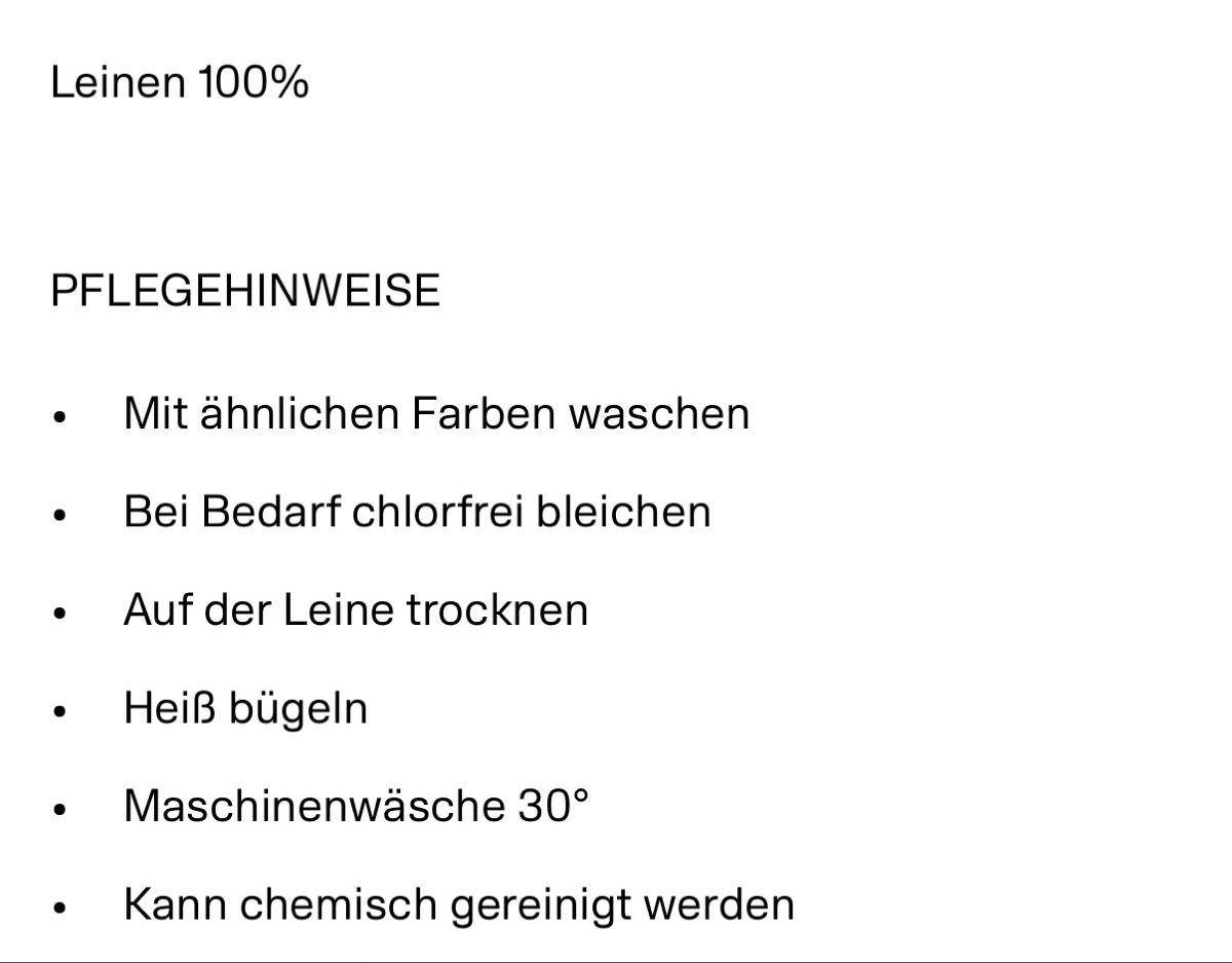 H&M Camicette: Leinenhemd Bluse weiss  – Usato da Fehraltorf venduto da meltastisch 2