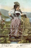 Bernerin  BE   -    Berner-Tracht     um  1 9 0 2