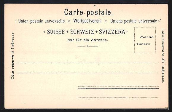 Ansichtskarten: Litho Wengernalp, Gebirgspanorama mit M – Gebraucht aus Berlin von bartko-reher 1