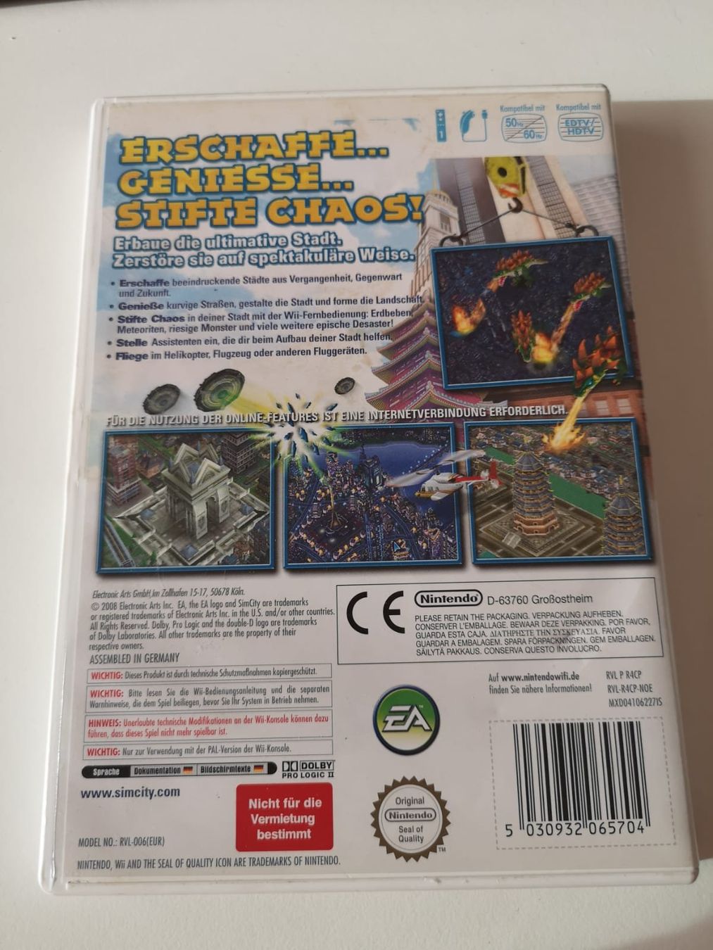 Nintendo Giochi: Simcity Creator (Wii) – Usato da Herisau venduto da Seyashop1 2
