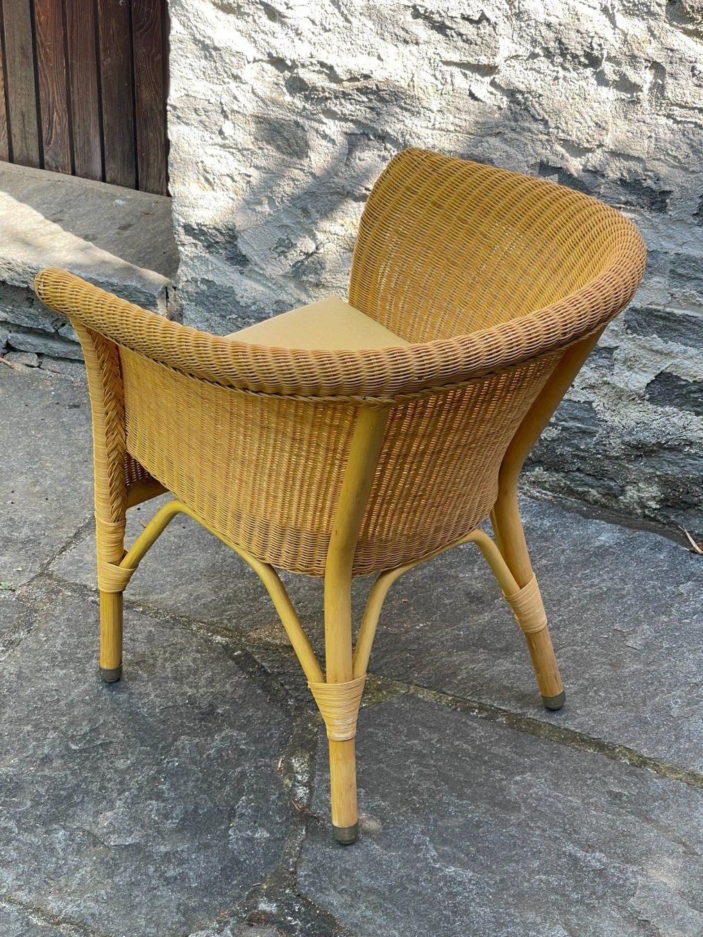 Sessel: 2 Sessel, geflochten, blau und gelb – Gebraucht aus Zürich von kaufen.und.verkaufen 3