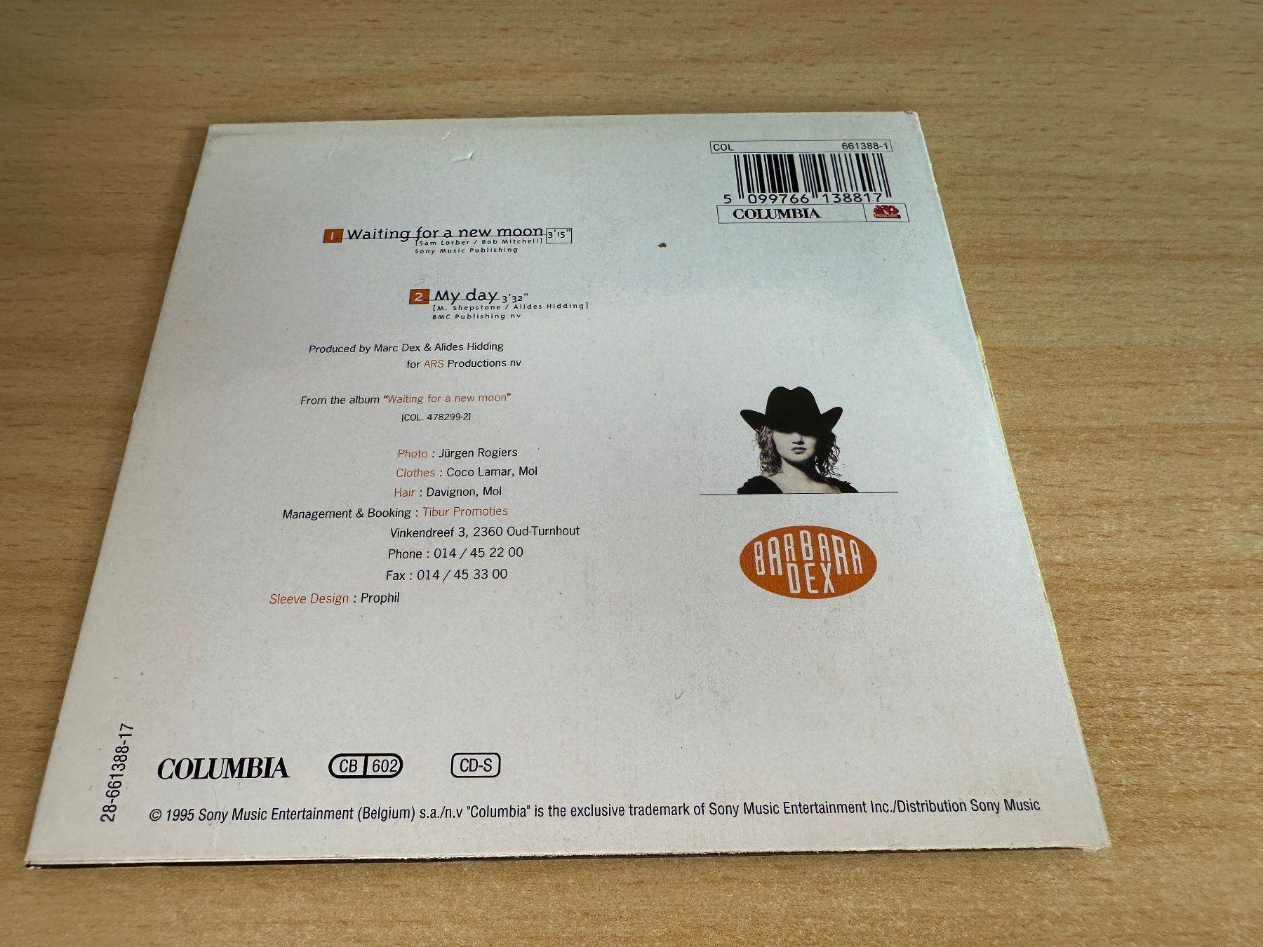 CDs: Barbara Dex – Waiting For A New Moon - Single CD – D'occasion à Rikon im Tösstal par Alpenmutz 1