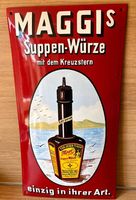 Maggis Suppen würze 1987 Emailschilf
