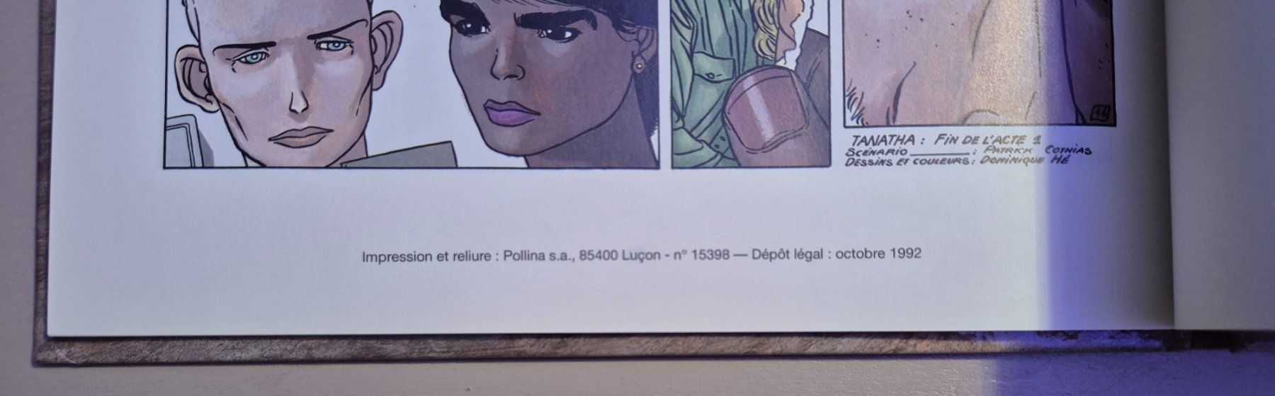 Fumetti: Tanatha - Acte 1 - EO 1992 TBE – Usato da Grand-Lancy venduto da loi_599y 2