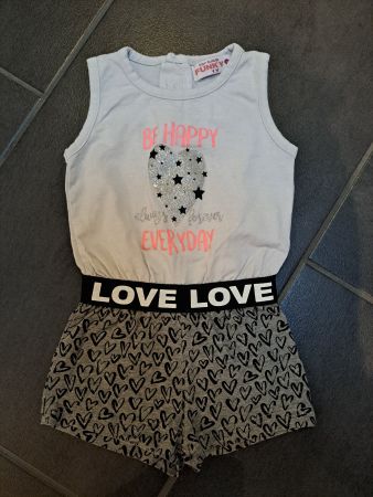 Sommer Einteiler (Shirt & Shorts) in Gr. 74 / 1 Jahr