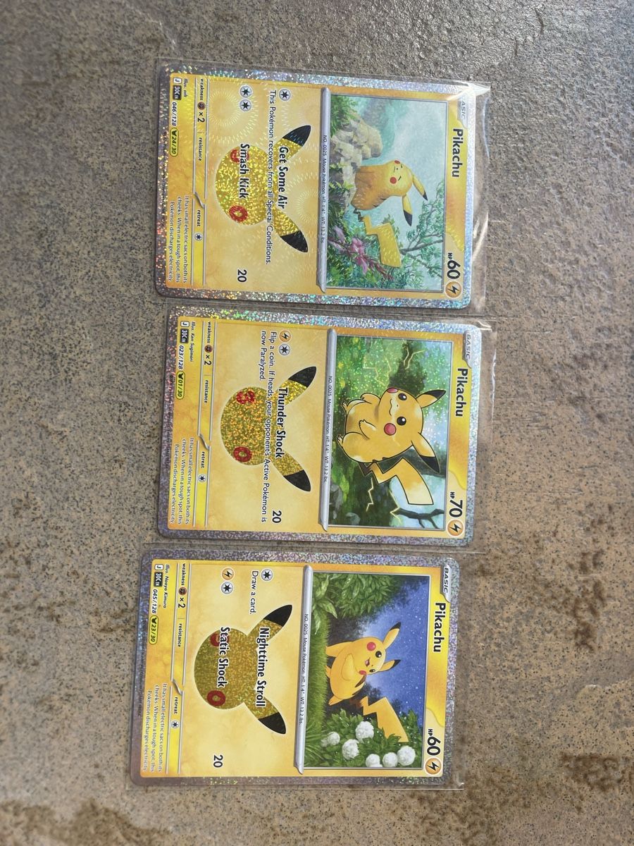 Pokémon Carte collezionabili: 3 pikachu pokemon – Nuovo (secondo la descrizione) da Daillon venduto da Swisscards-shop