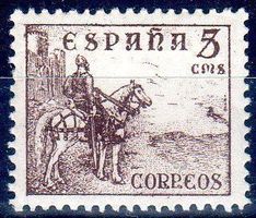SPANIEN 1936 RITTER CIJFERS EN EL CID **POSTFRISCH** - X53