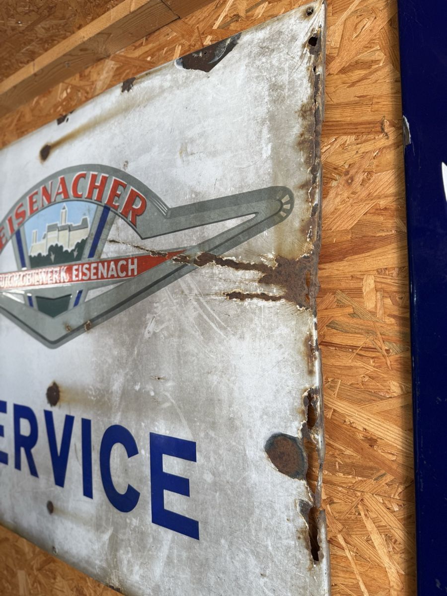 Insegne: Eisenacher Automobilwerke Service Schild E-Maille – Usato da Ballwil venduto da snap-master 3