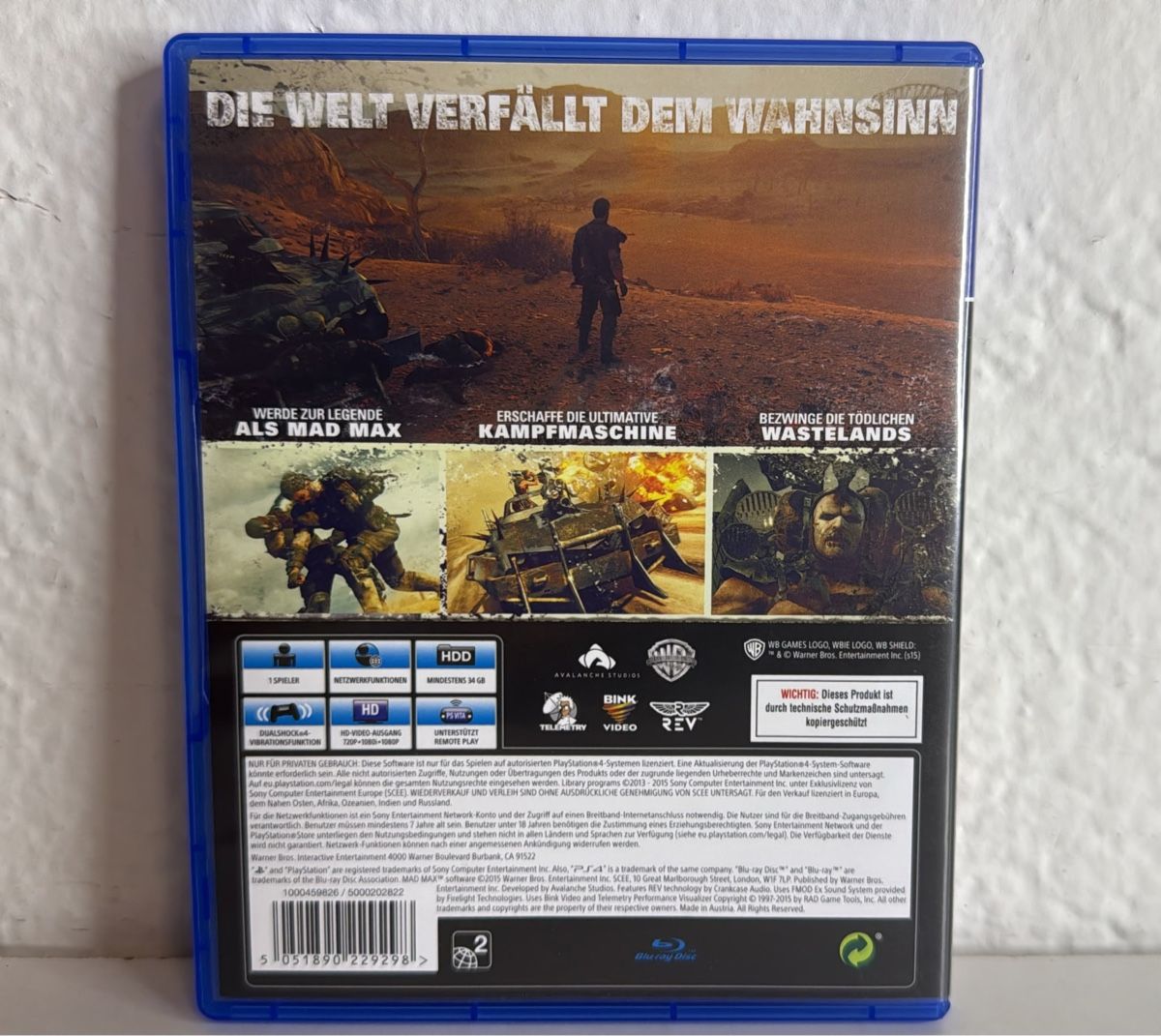 Sony Giochi: Mad Max PS4/PS5 Game – Usato da Ehrendingen venduto da bubulence 1