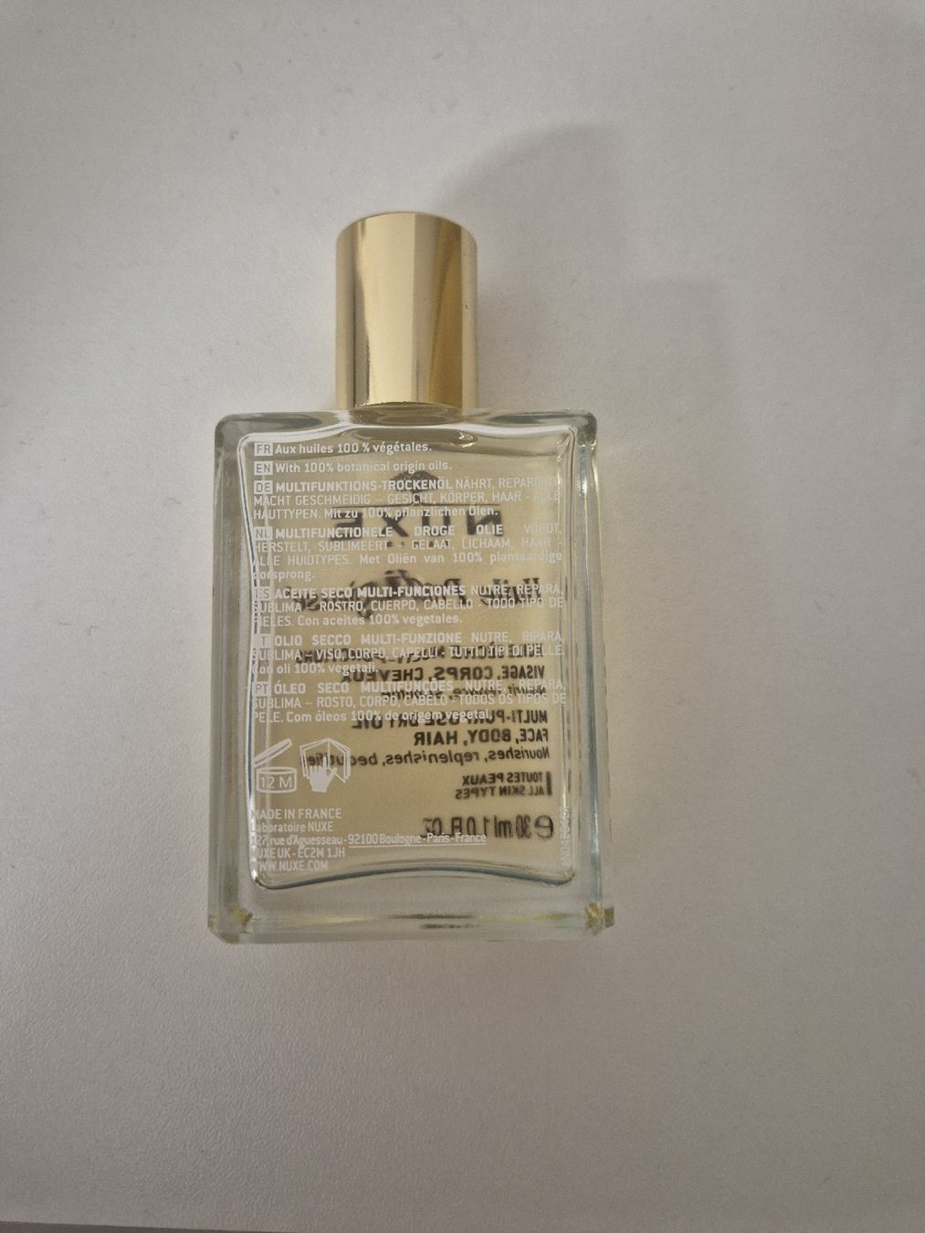 Nuxe Prodotti per capelli: Nuxe Huile Prodigeuse 30 mL – Usato da Basel venduto da Elena_02 2