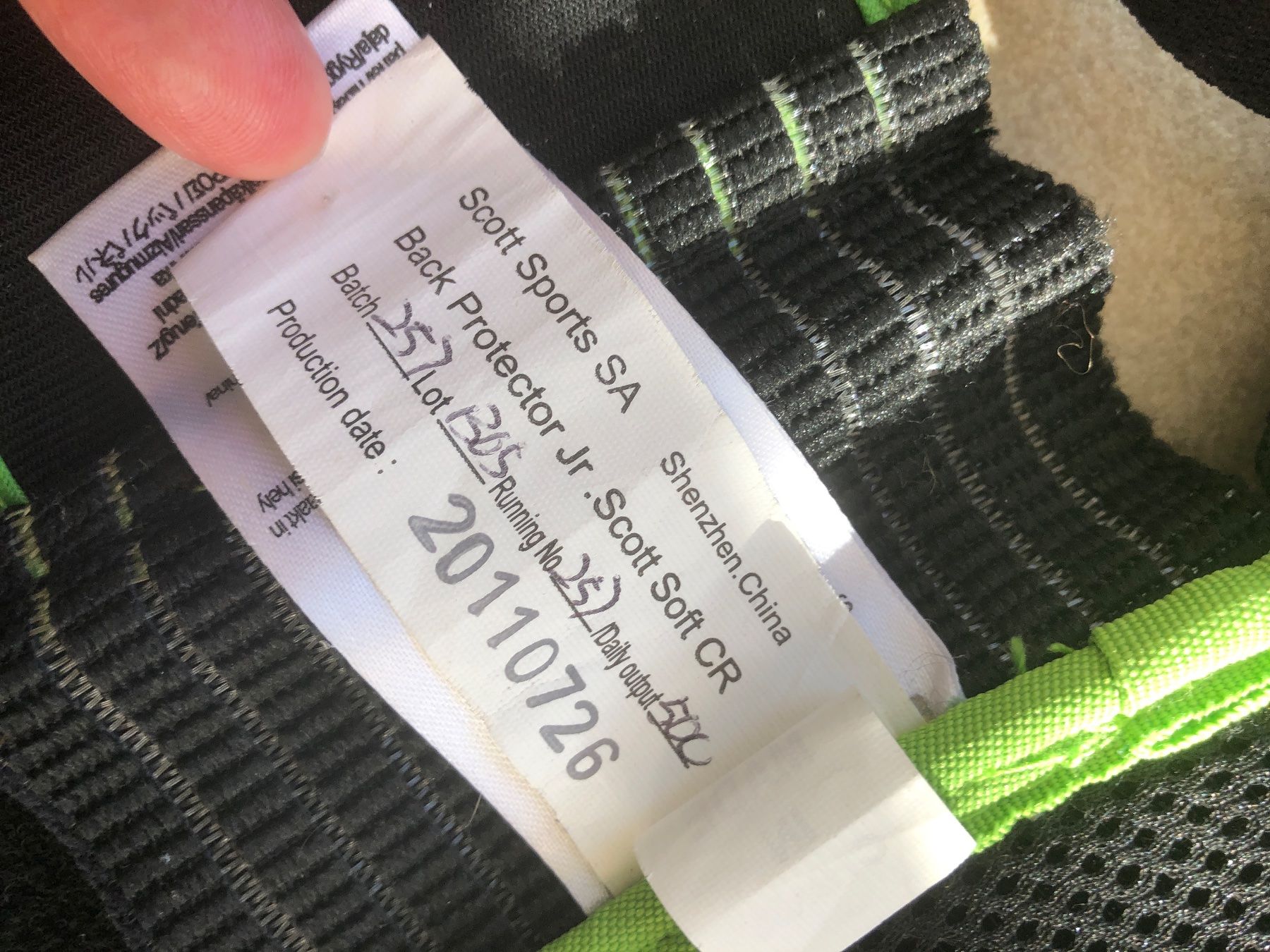 Protezioni & Imbottiture: Scott Back Protector for Children, Like New – Nuovo (secondo la descrizione) da Baltschieder venduto da Miumiu21 3