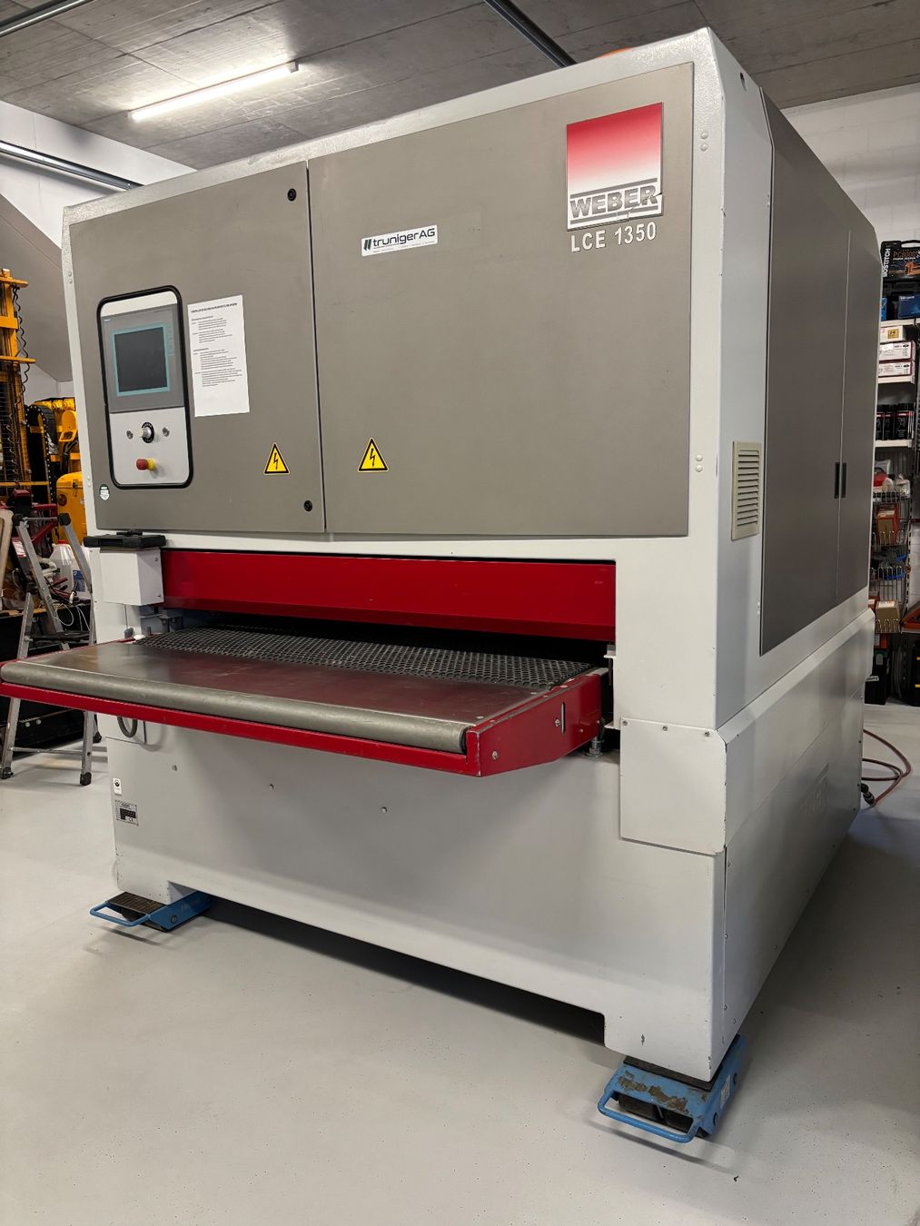 Smerigliatrici & Lucidatrici: Weber Breitbandschleifmaschine LCE 1350 – Usato da Mosnang venduto da TrunigerAG