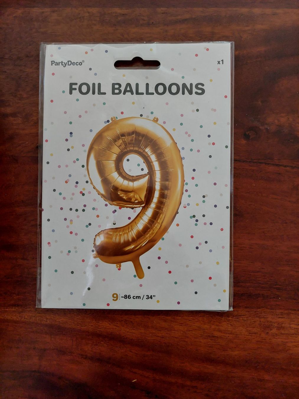 Tutte le decorazioni: Folienballon Zahl 9 – Nuovo e nell'imballaggio originale da Beckenried venduto da Havacola 1