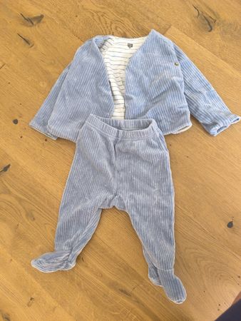 Ensemble bébé velours côtelé, taille 68, comme neuf!