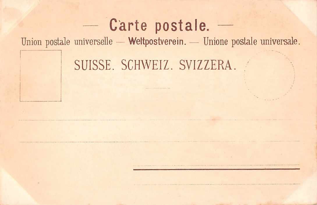 Cartoline postali: GRUSS aus EINSIEDELN - Lithographie 1899 – Usato da Lufingen venduto da TopAnsichtskarten 1