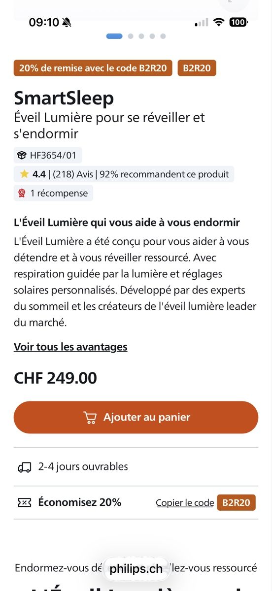 Philips Réveils: Réveil lumineux Philips – Neuf (Voir description) à Fully par siebst 3