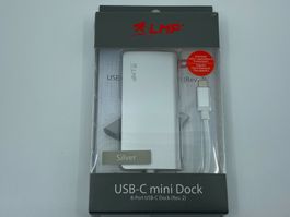 LMP Dockingstation USB-C Travel Dock Silber