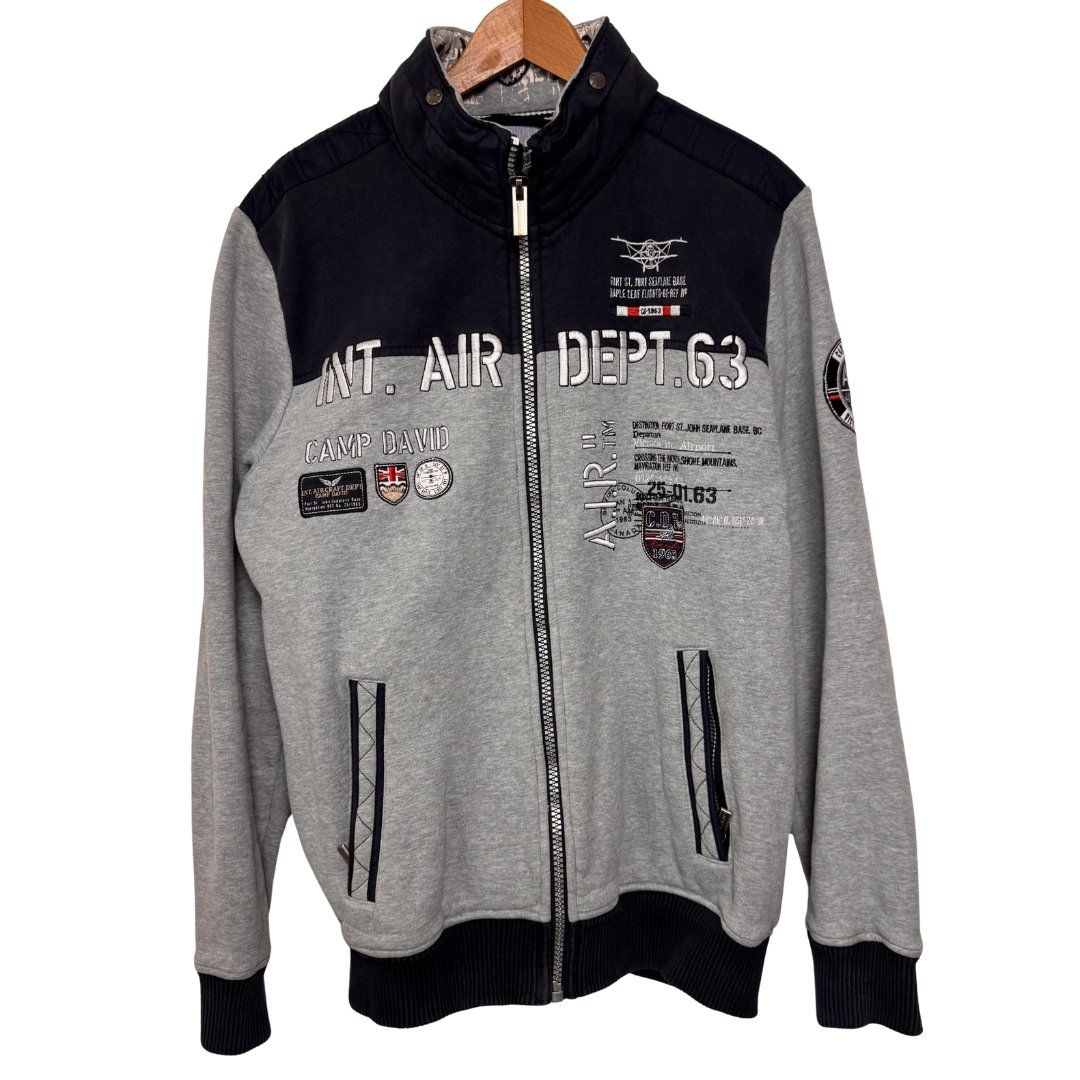 Camp David Vestes: Camp David Jacke Grau/Blau Gr. L – D'occasion à Porrentruy par MadameResell