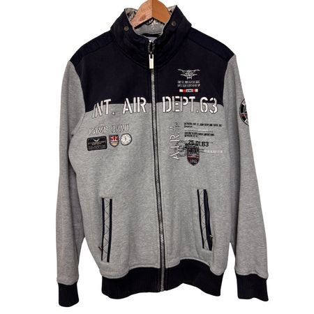 Camp David Jacke Grau/Blau Gr. L
