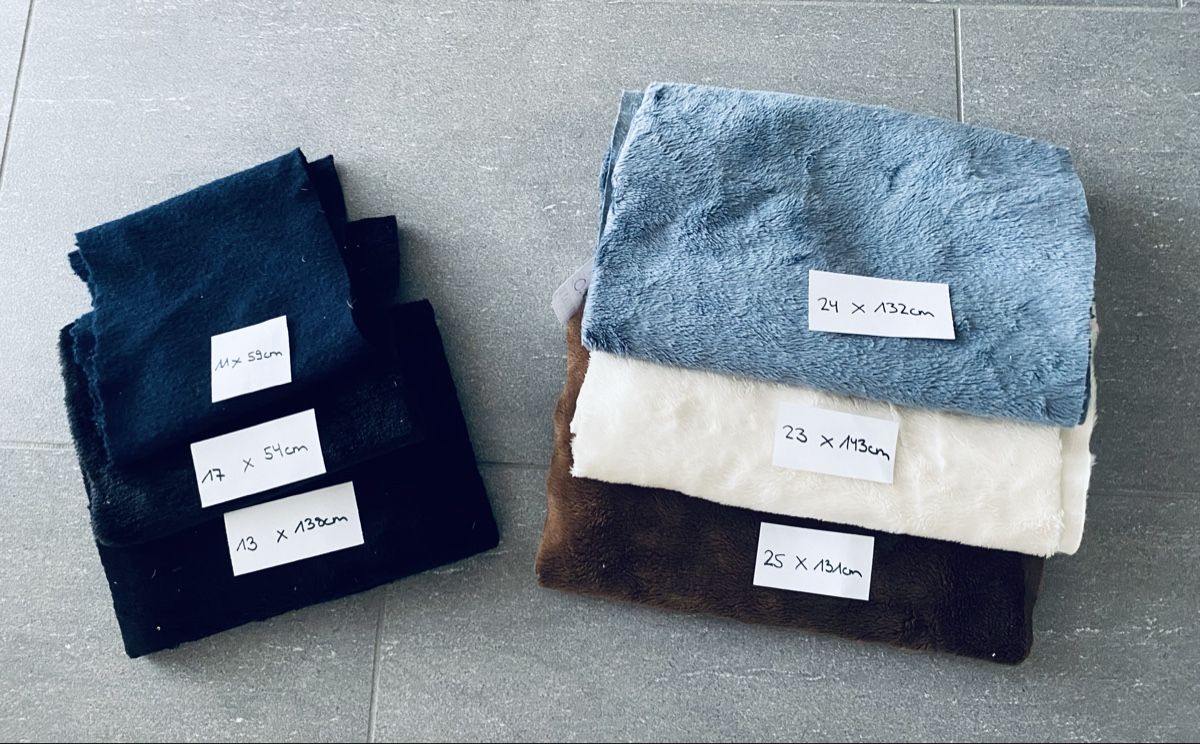 Tessuti: STOFFPAKET PLÜSCH – Nuovo (secondo la descrizione) da Malters venduto da Kuettel1