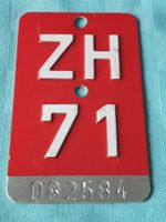 Velonummer ZH 71