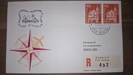 Swissair Geneva - Frankfurt 01.04.1962