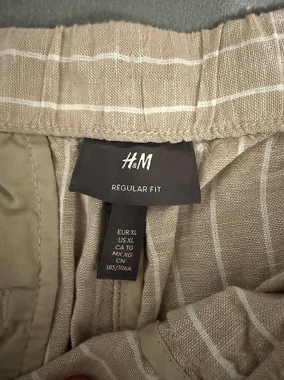 Hosen: Beige Hose mit Streifen  – Gebraucht aus Wädenswil von dom_pz5d 1