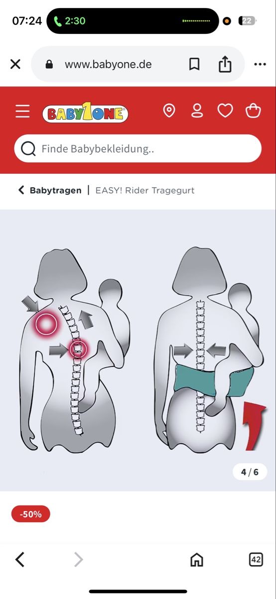 Bauch- & Rückentragen: Easy-Rider – Gebraucht aus Aesch BL von Kliana 3
