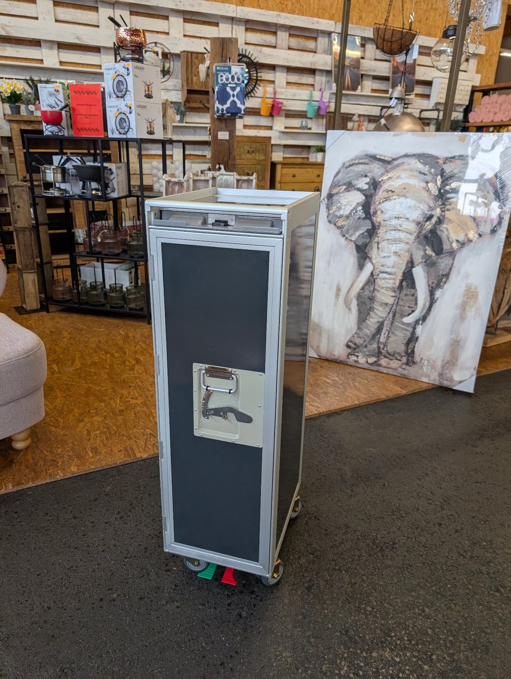 Altro in Aeronautica: Design Flugzeugtrolley Bartrolley Anthrazit/Silber – NEU – Nuovo (secondo la descrizione) da Grabs venduto da Moebelsparadies