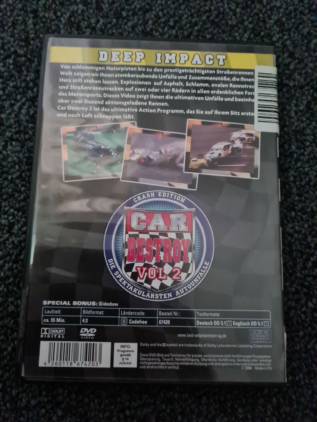 Alle DVDs: CAR DESTROY VOL 2(11208) – Gebraucht aus Ruswil von M71 1