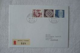 24.8.78 FDC Papieränderung SBK 609 - 611