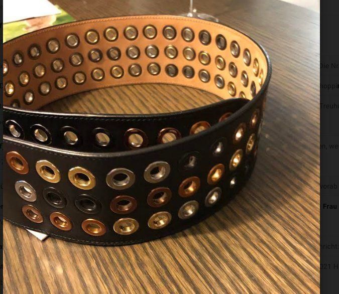 Bally Gürtel: Bally Leder Gürtel mit ÖsenGürtel  75 cm – Neu und originalverpackt aus Volketswil von praxis12 1