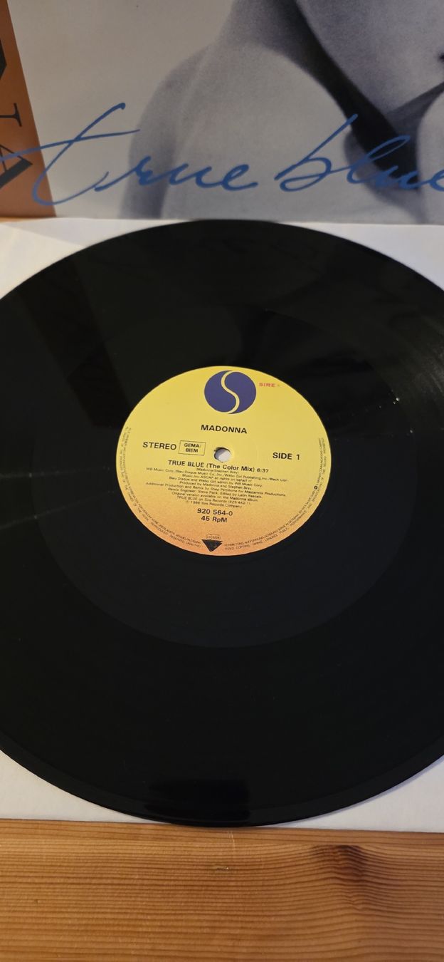 Dischi in vinile: Madonna True Blue 1986 Maxi single Nm – Usato da Yvonand venduto da RF-VINYL 1