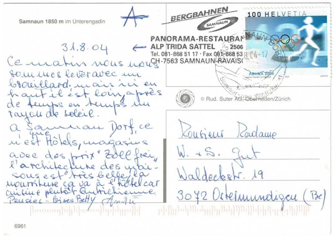 Cartoline postali: Samnaun - 5 Bild AK – Usato da Binningen venduto da Mountainrider 1