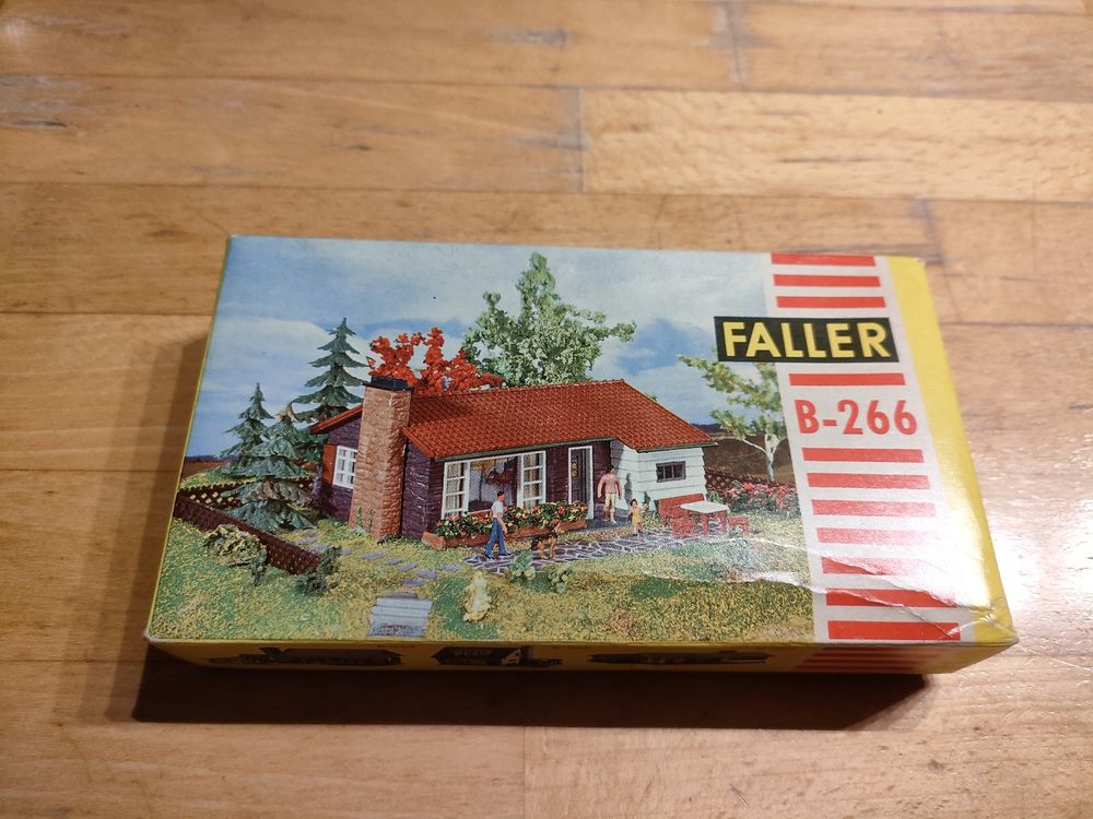 FALLER Bausatz B-266 Einfamilienhaus 🏠 vintage (Neu und ...