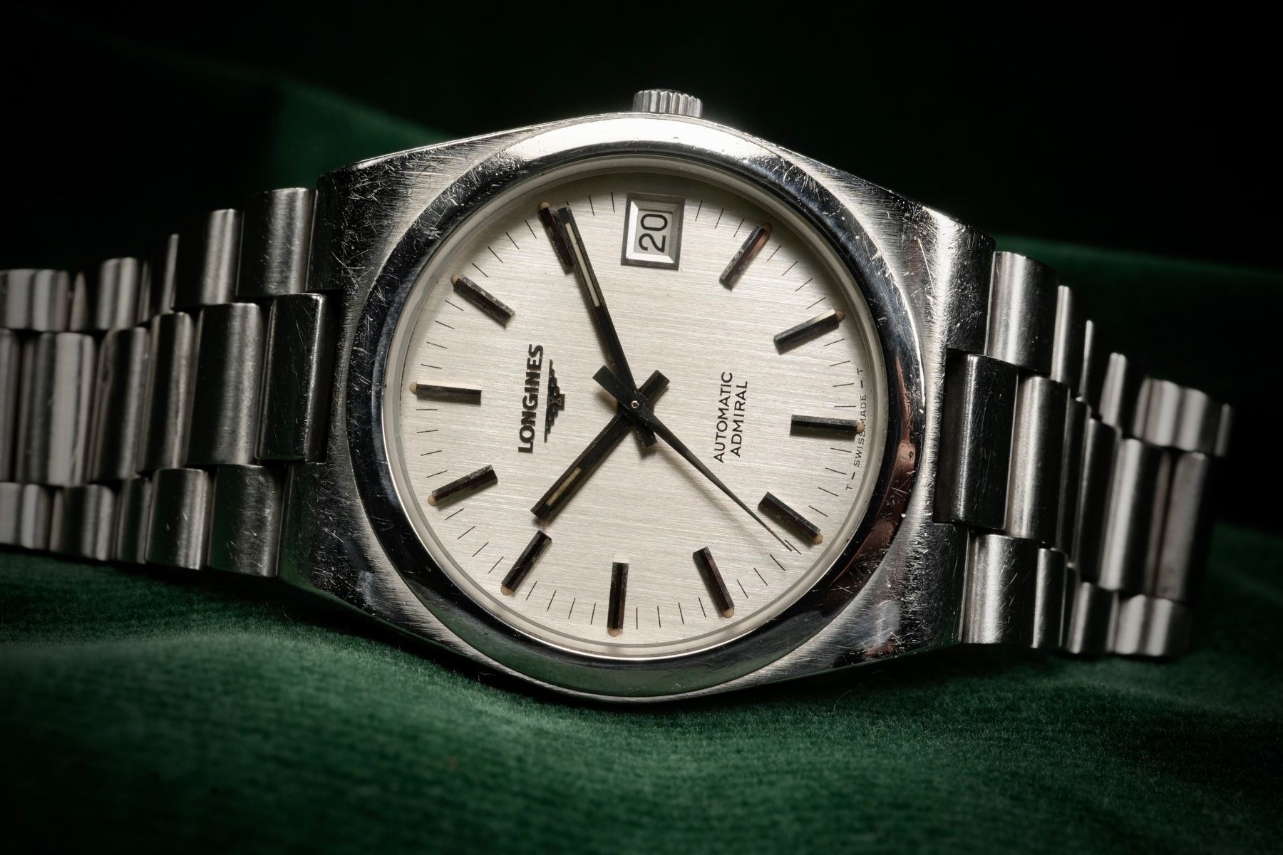 Longines Orologi: Longines - Admiral Automatic Ref. 23232 Original 1974 Steel – Usato da Morcote venduto da chronoservice