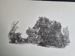 BODMER PAUL LITHOGRAPHIE SIGNIERT