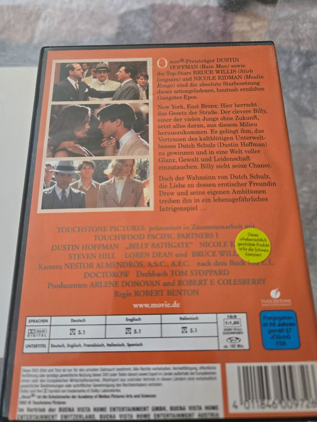 Tutti i DVDs: Billy Bathgate DVD – Usato da Bussigny venduto da Kfdlt 1