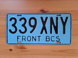 Mexikanisches Nummernschild