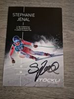 Autogrammkarte Stephanie Jenal Originalunterschrift