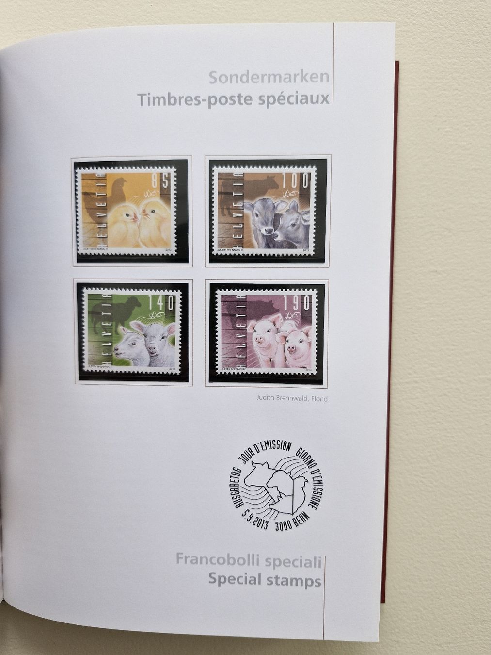 Tutti i francobolli: Schweizer Jahresbuch 2013 postfrisch komplett – Nuovo (secondo la descrizione) da Frauenfeld venduto da Kasico 9