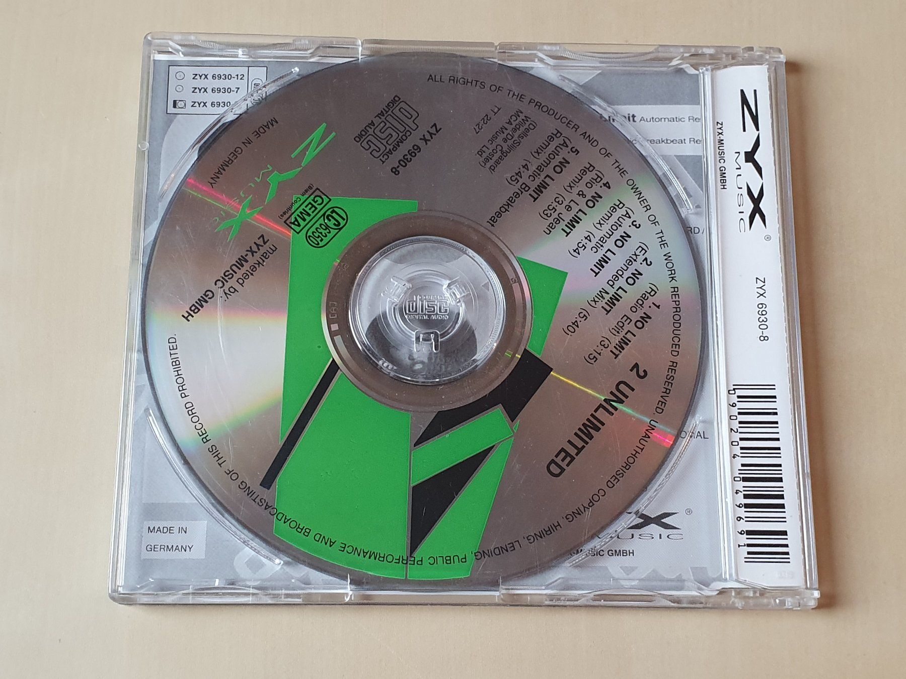 CD: 2 Unlimited No Limit – Usato da Stansstad venduto da collectorsshop 1