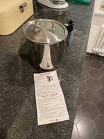 Double Boiler:  Bain-Marie, Edelstahl, Silber, 16 cm, 1.5L