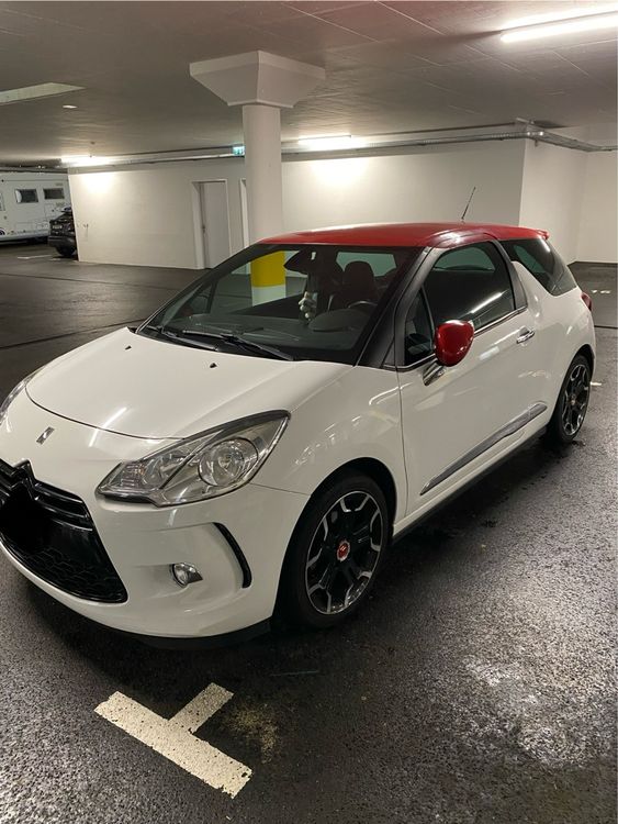 Citroën Automobili: Citroen DS3 1.6i weiss/rot, Top Zustand! – Usato da Itingen venduto da Monschi5