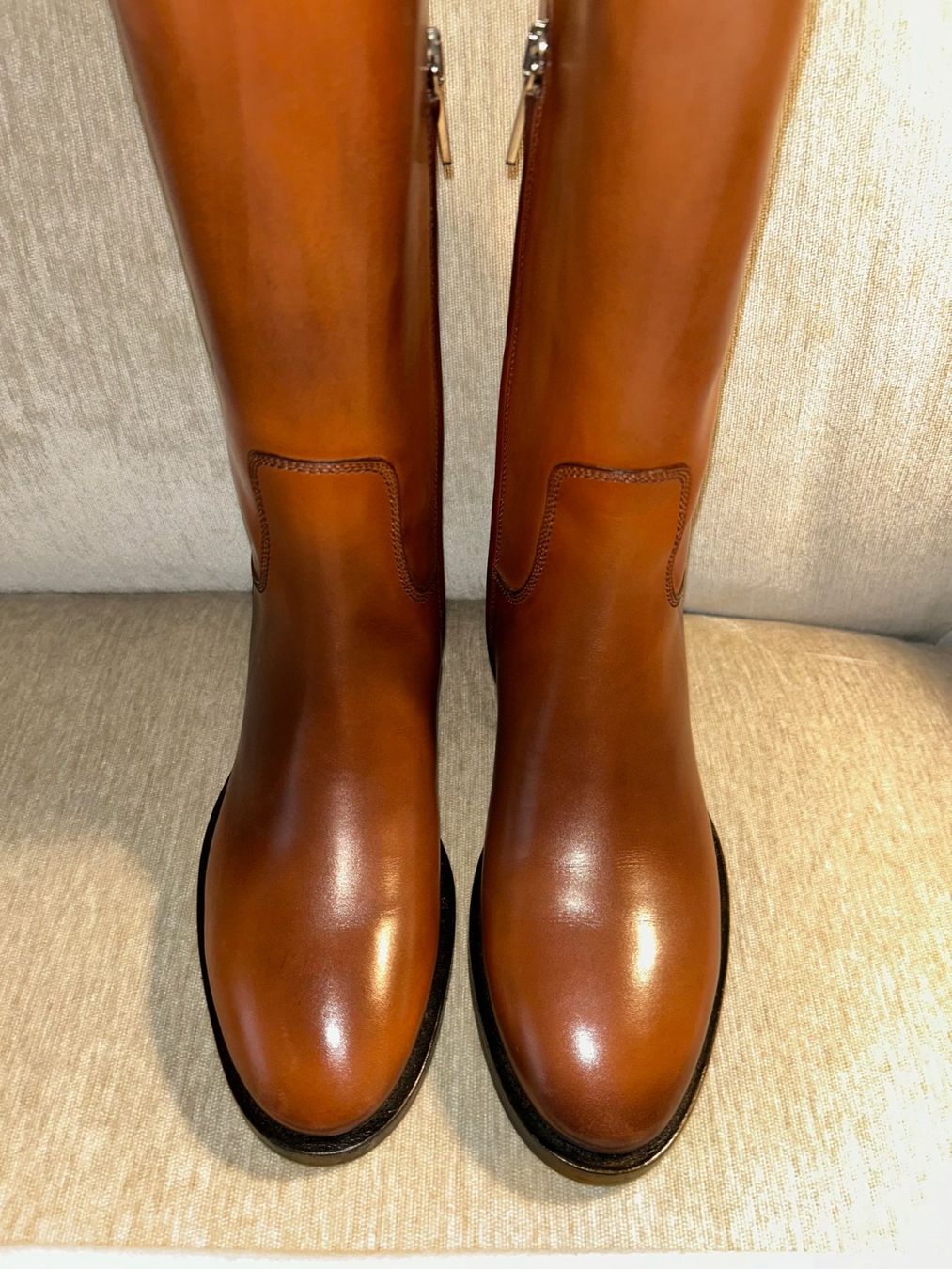 Santoni Damenschuhe: SANTONI (Reiter-)Stiefel cognacbraun – Neu (gemäss Beschreibung) aus Zürich von Viel_Freude_8 1
