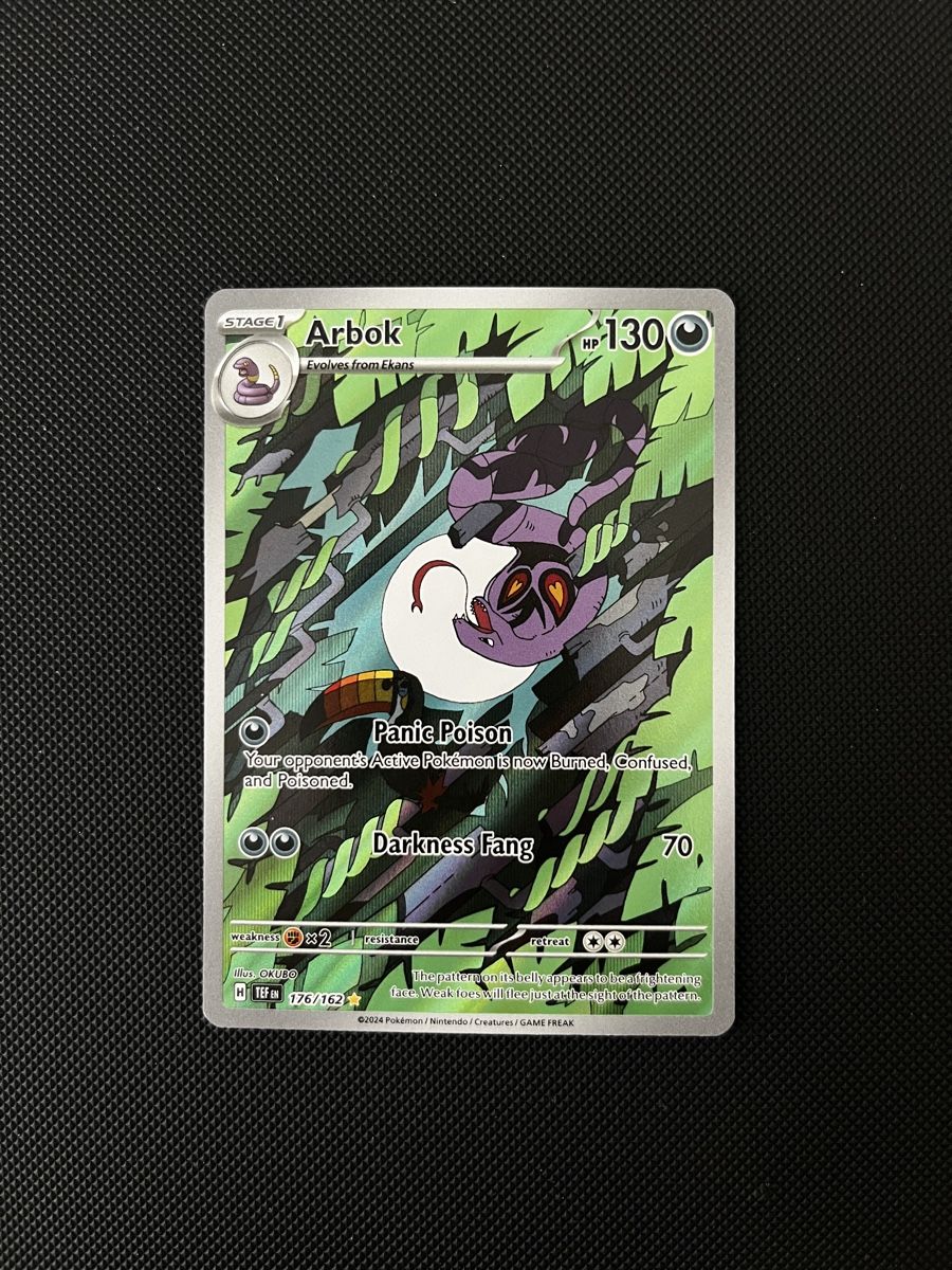 Pokémon Carte collezionabili: Arbok TEF 176/162 – Nuovo (secondo la descrizione) da Cham venduto da stellarsky